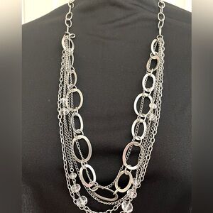 Cookie Lee 6 Multi-Strand layered necklace